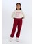 Kız Çocuk Beli Paçası Lastikli Cepli Basic Düz Jogger Eşofman Altı D7008A824WN 3