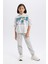 Kız Çocuk Basic Düz Jogger Eşofman Altı D7009A824WN 3