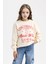 Kız Çocuk Relax Fit Bisiklet Yaka Baskılı Sweatshirt D7058A824WN 1