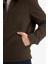 Slim Fit Dar Kesim Polo Yaka Cepli Astarlı Fermuarlı Mont F0572AX25WN 8