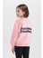 Kız Çocuk Relax Fit Bisiklet Yaka Sırt Baskılı Sweatshirt D9774A825SP 1