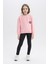Kız Çocuk Relax Fit Bisiklet Yaka Sırt Baskılı Sweatshirt D9774A825SP 2
