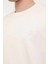MB-SN75 C Neck 0 Yaka Erkek Sweat - Ekru 4