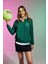 Socrates Tennis Club Supersoft Quarter-Zip Sweatshirt - Nefti Yeşil 3