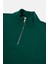 Basic Supersoft Quarter-Zip Sweatshirt - Nefti Yeşil 4