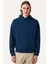 Basic Supersoft Hoodie - Indigo Mavi 4