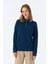 Basic Supersoft Quarter-Zip Sweatshirt - Lacivert 1