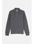 Basic Supersoft Quarter-Zip Sweatshirt - Antrasit 1