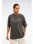 Korre Tee Antrasit Erkek Kısa Kol T-Shirt 7