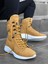 ET0600 Bağcıklı Camel Sarı Boksör Unisex Spor Postal Bot 1