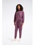 New Id Bsc Jogger Mor Kadın Eşofman Altı 16