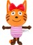 Kote Kitty Peluş Oyuncaklar Çocuk Bebekler (Yurt Dışından) 1