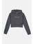 Gs 1905 Kadın Crop Supersoft Hoodie - Antrasit 1