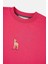 Dağ Ceylanı Soft Fleece Crop Sweatshirt - Pembe 2