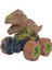 Sürtmeli Dinazor Arabalar 12 cm - H-20 - Stegosaurus -Kahverengi 1
