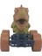 Sürtmeli Dinazor Arabalar 12 cm - H-20 - Stegosaurus -Kahverengi 3