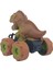 Sürtmeli Dinazor Arabalar 12 cm - H-20 - Stegosaurus -Kahverengi 4