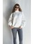 Kadın Balıkçı Yaka Uzun Kollu Basic Sweatshirt 5