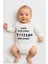 Baby Dens Babyden's “herkes Bıksa Benden Teyzem Bana Doyamaz” Yazılı Uzun Kollu Bebek Zıbını Unisex Çıtçıtlı Body 1