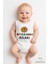 Amcasının Aslanı Yazılı Bebek Zıbın Kolsuz Çıtçıtlı Body Pamuk Hediyelik Bebek Body Tulum 1