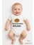 Yengesinin Aslanı Yazılı Bebek Body | Pamuk Çıtçıtlı Zıbın Tulum | Unisex Kısa Kollu Body 1