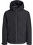 Jack&jones Brandon Transitional Erkek Siyah Kapüşonlu Mont 6
