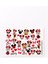 Kırmızı Minnie Mouse Kız Çocuk Tırnak Sticker 4