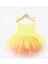 Sarı Tütü Etekli Askılı Kız Çocuk Balerin Elbise - Jade 6