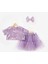 Lila Üzeri Pul Detaylı Tül Etekli İkili Takım - Freya 6