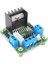 L298 Voltaj Regulatörlü Çift Motor Sürücü Kartı (Yeşil Pcb) 1