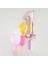 Rose 1 Rakamı Püsküllü Balon Set 1