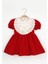 Kırmızı Kısa Kollu Fisto Detaylı Fiyonklu Kız Çocuk Elbise - Rosa 6
