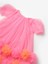 Fuşya Kısa Kollu Eteği Ponponlu Kız Çocuk Elbise - Lavonne 11