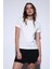 Ekru Basic Kadın T-Shirt 2