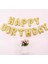 Gold Happy Birthday Balon Set 1