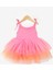 Pembe Tütü Etekli Askılı Kız Çocuk Balerin Elbise - Jade 6