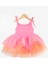 Pembe Tütü Etekli Askılı Kız Çocuk Balerin Elbise - Jade 7