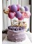 Mor Pembe Balon Pasta Süsü 3
