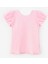 Pembe Arkası Çapraz Biyeli Kız Çocuk Tişört - Julie 4