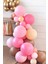 Pembe Gold Zincir Balon Set 2