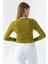 Kadın Bisiklet Yaka Pamuklu Basic Body Yeşil - MW0000832 6