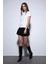 Ekru Basic Kadın T-Shirt 4