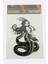 Wizard Şahmeran Tattoo Dövme Sticker-Beyaz 1
