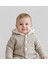 Içi Welsoft Kürklü, Kapüşonlu, Örgü Desenli Triko Bebek Hırkası 1
