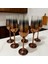 Gold Gümüş Eskitme 6 Lı Lüx Şampanya Kadehi 17X6 1