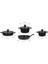 Titanium 7 Parça Tencere Seti Opus - Siyah 10