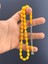 3,5 gr 925 Ayar Gümüş Püskül Sıkma Kehribar Beyzi Kesim 7,25X11 2