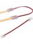 1 Adet Şeffaf Çift Taraflı Kablo Şerit LED Cob Konnektörleri Kapak Konnektör 2pin 8mm LED Işıklar Lehimsiz Bağlantı 6