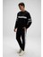 Pamuklu Regular Fit Bisiklet Yaka Şerit Detaylı Sweat Erkek Sweat EM618 5
