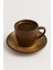 6 Kişilik Kahverengi Stoneware Kahve Takımı - 12 Parça 4